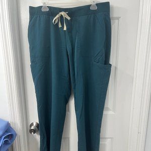 FIGS Caribbean Blue Cordoba - Cargo Scrub Pants - XL